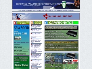 Thumbnail do site Federao Paranaense de Futebol Digital