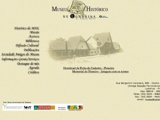 Thumbnail do site Museu Histrico de Londrina