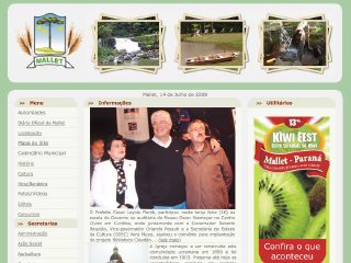 Thumbnail do site Prefeitura Municipal de Mallet