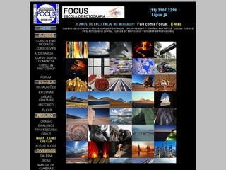Thumbnail do site Escola Focus  de Fotografia Curso Foto Digital