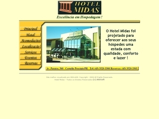 Thumbnail do site Hotel Midas