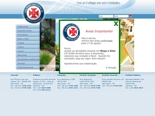 Thumbnail do site Portal Educacional do Colgio Visconde de PS