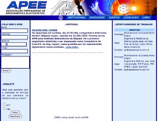 Thumbnail do site APEE - Associao Paranaense de Engenheiros Eletricistas
