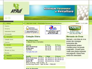 Thumbnail do site APAVI - Associao Paranaense de Avicultura