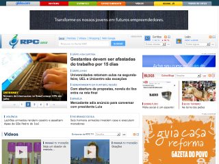 Thumbnail do site RPC - Rede Paranaense de Comunicao