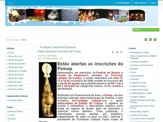 Thumbnail do site Fundao Cultural de Paranava