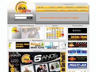 Thumbnail do site Click Agito - O Site das Baladas de Paranava