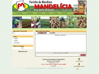 Thumbnail do site Mandelcia Alimentos
