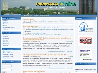 Thumbnail do site Paranava Online