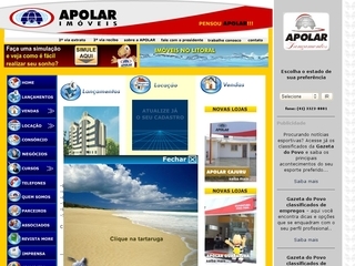 Thumbnail do site Apolar Imveis