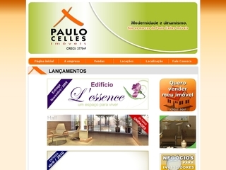 Thumbnail do site Paulo Celles Imveis
