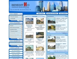 Thumbnail do site Beneditho Assessoria Imobiliria
