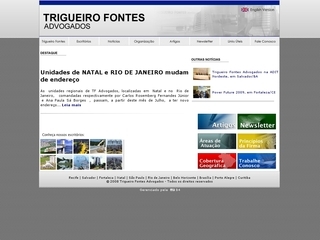 Thumbnail do site Trigueiro Fontes Advogados