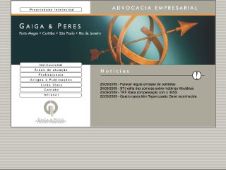 Thumbnail do site Gaiga & Peres Advocacia Empresarial