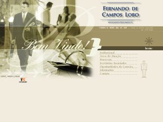 Thumbnail do site Fernando de Campos Lobo Advogados