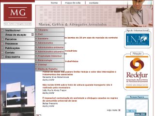 Thumbnail do site Maran, Gehlen & Advogados Associados