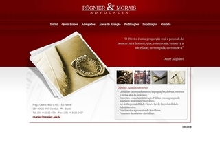 Thumbnail do site Rgnier Advocacia e Consultoria Empresarial