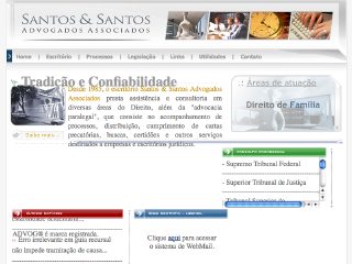 Thumbnail do site Santos & Santos Advogados Associados