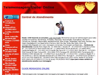 Thumbnail do site Telemensagem Global Online Curitiba