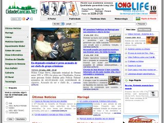 Thumbnail do site O Portal da Cidade Cano
