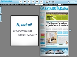 Thumbnail do site Gazeta do Paran