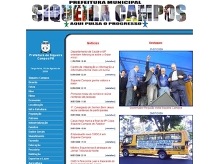 Thumbnail do site Prefeitura Municipal de Siqueira Campos