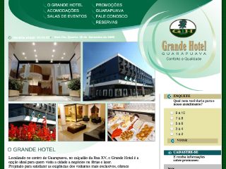 Thumbnail do site Grande Hotel Guarapuava