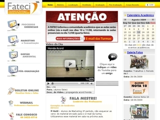 Thumbnail do site FATECI - Faculdade de Tec. e Cie. do Noroeste Pr