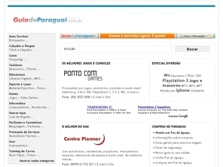 Thumbnail do site Guia do Paraguai - Compras no Paraguai, Lojas e Pr