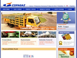 Thumbnail do site Copagaz Araucria
