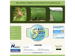 Thumbnail do site Bio Safra Comrcio de Produtos Agrcolas