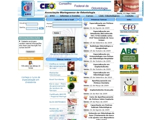 Thumbnail do site AMO - Associao Maringaense de Odontologia
