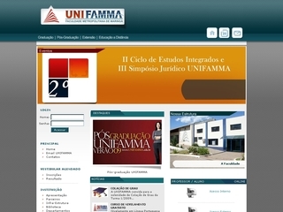 Thumbnail do site UNIFAMMA - Faculdade Metropolitana de Maring