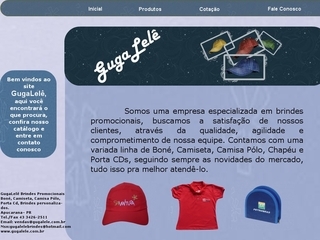 Thumbnail do site Gugalel - Bones e Camisetas Promocionais