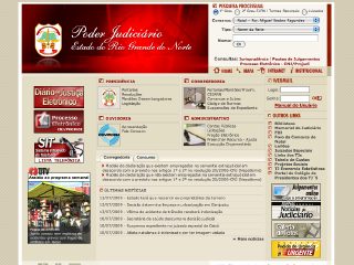 Thumbnail do site Poder Judiciário do Rio Grande do Norte