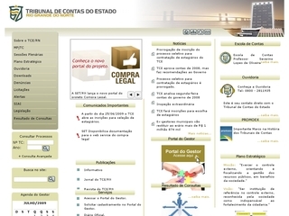 Thumbnail do site Tribunal de Contas do Rio Grande do Norte