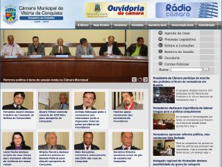 Thumbnail do site Cmara de Vereadores de Vitria da Conquista