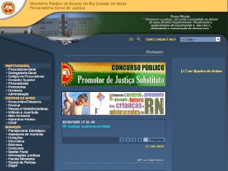 Thumbnail do site Ministério Público do Rio Grande do Norte