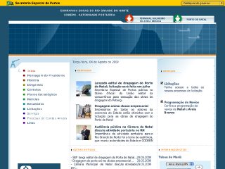 Thumbnail do site CODERN - Companhia Docas do Rio Grande do Norte