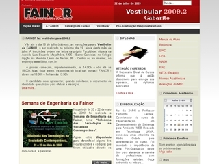 Thumbnail do site FAINOR - Faculdade Independente do Nordeste