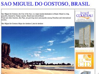 Thumbnail do site So Miguel do Gostoso .info