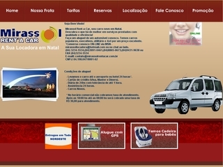 Thumbnail do site Mirassol Rent a Car