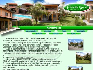 Thumbnail do site Felicidade Resort