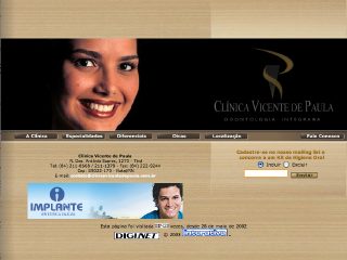 Thumbnail do site Clnica Odontolgica Vicente de Paula