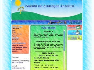 Thumbnail do site Ncleo Educacional Infantil - UFRN