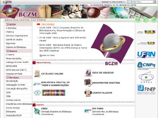 Thumbnail do site BCZM - Biblioteca Central Zila Mamede
