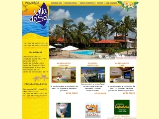Thumbnail do site Pousada Villa do Sol