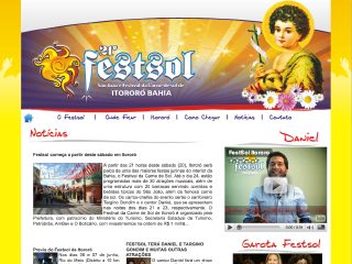 Thumbnail do site FESTSOL de Itoror