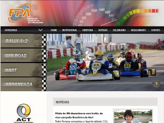 Thumbnail do site FPA - Federao Potiguar de Automobilismo