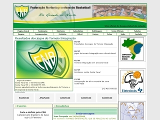Thumbnail do site Federação Norteriograndense de Basquete